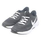 NIKE Revolution Womens Black & White Low Top Trainers Synthetic UK 6 Lightweight