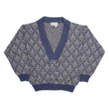 PROGRESSIVE APPAREL CLOTHING COMPANY Mens Patterned Cardigan Grey L