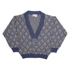 PROGRESSIVE APPAREL CLOTHING COMPANY Mens Patterned Cardigan Grey L