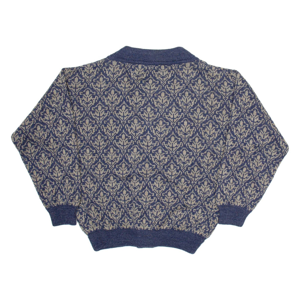 PROGRESSIVE APPAREL CLOTHING COMPANY Mens Patterned Cardigan Grey L