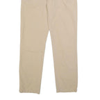 CARHARTT Mens Slim Beige Cotton Blend Zip Trousers W32 L32 Casual Workwear