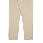 CARHARTT Mens Slim Beige Cotton Blend Zip Trousers W32 L32 Casual Workwear