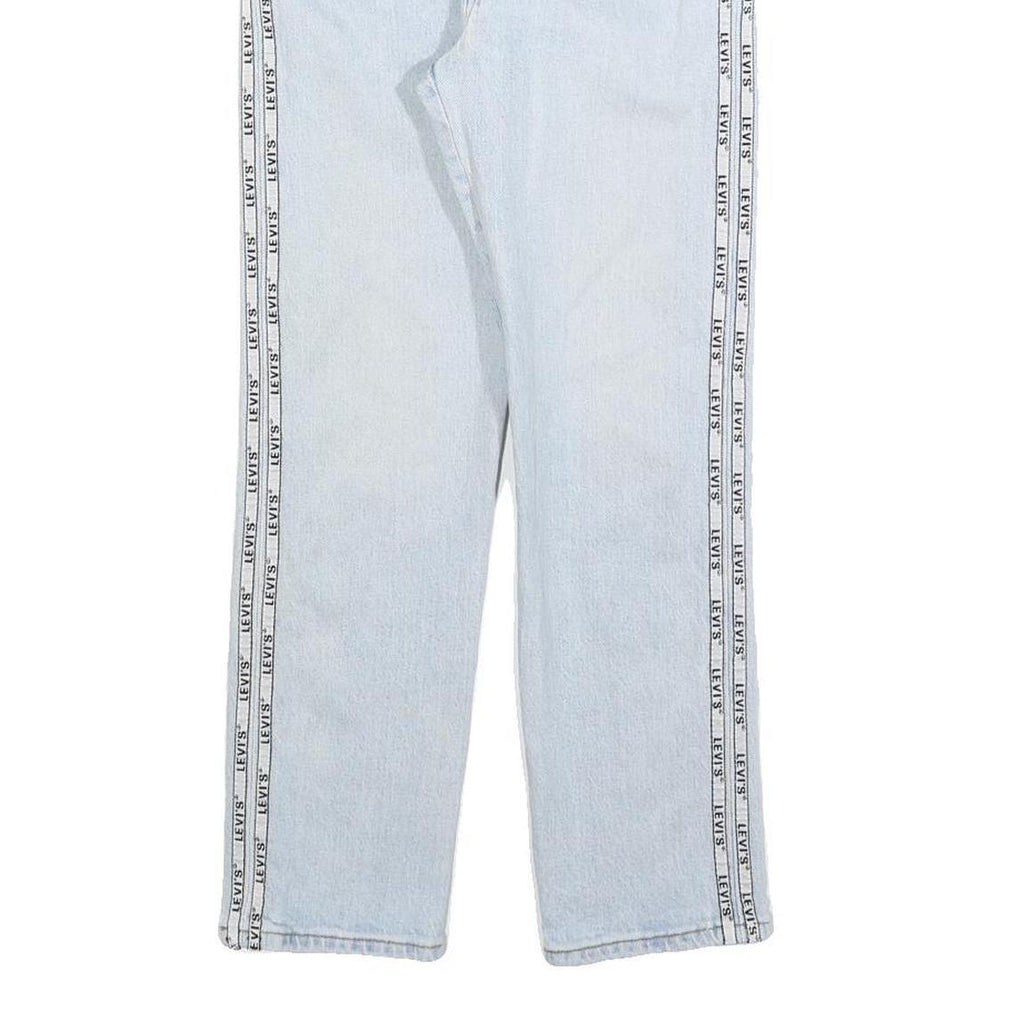 LEVI'S 501 BIG E Womens Jeans Blue Regular Straight Denim Light W24 L26 Cotton