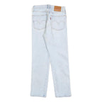 LEVI'S 501 BIG E Womens Jeans Blue Regular Straight Denim Light W24 L26 Cotton