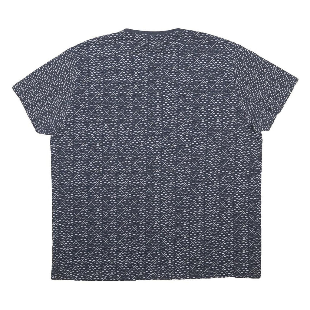 ACW 85 Mens Blue Graphic T-Shirt XL Short Sleeve Crew Neck Cotton Blend
