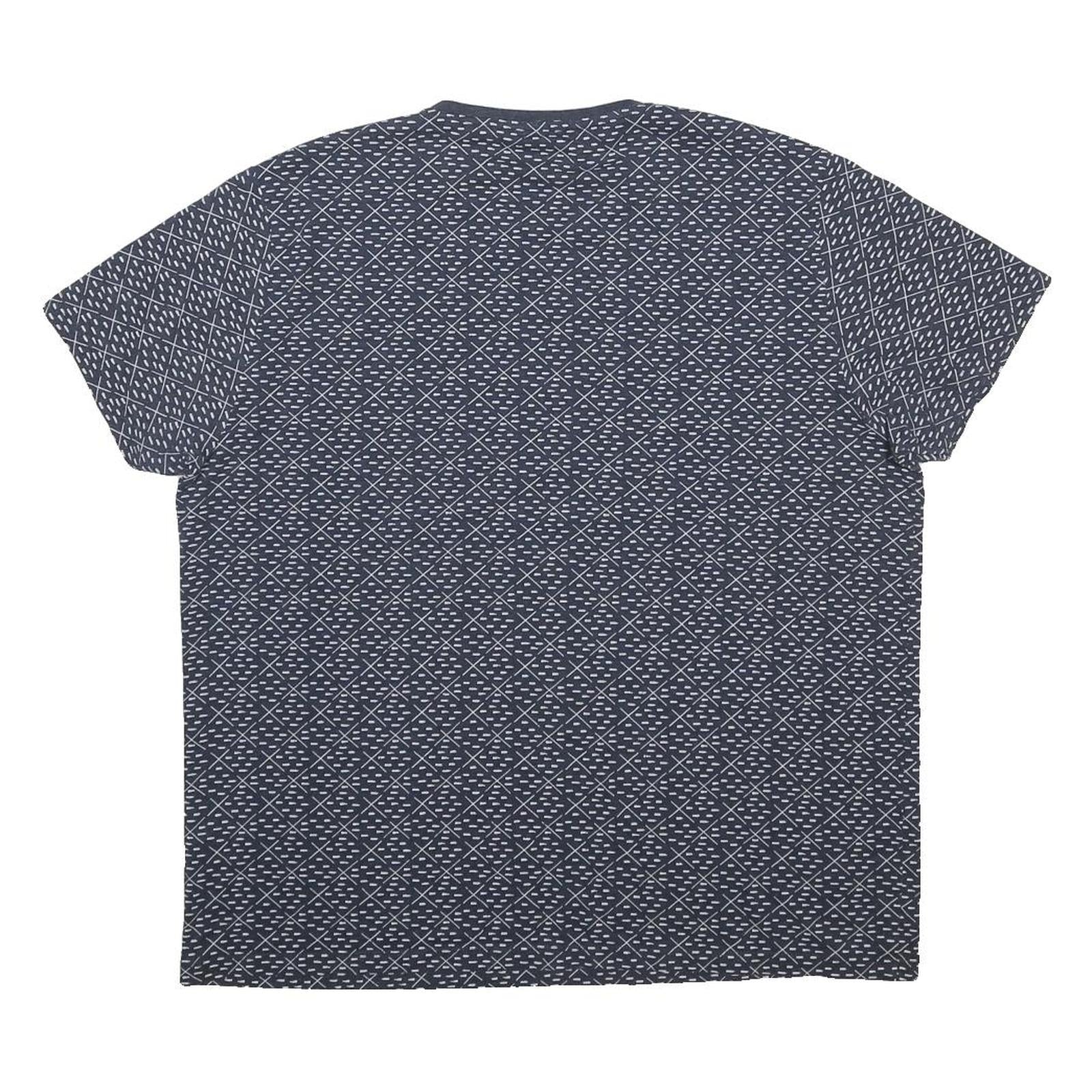 ACW 85 Mens Blue Graphic T-Shirt XL Short Sleeve Crew Neck Cotton Blend