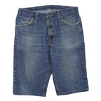 WRANGLER Mens Denim Blue Casual Shorts M W34 Cotton Blend Classic Fit