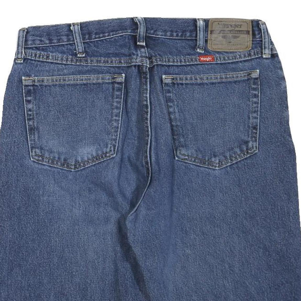 WRANGLER Mens Denim Blue Casual Shorts M W34 Cotton Blend Classic Fit