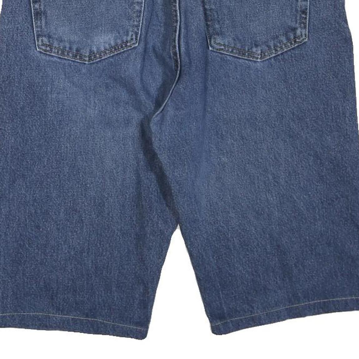 WRANGLER Mens Denim Blue Casual Shorts M W34 Cotton Blend Classic Fit