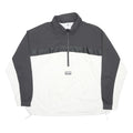 ADIDAS Mens Black & White Zip Jacket XL Polyester Sports Casual Retro Track