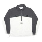ADIDAS Mens Black & White Zip Jacket XL Polyester Sports Casual Retro Track