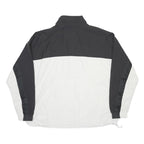ADIDAS Mens Black & White Zip Jacket XL Polyester Sports Casual Retro Track