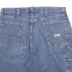 WRANGLER Mens Shorts Blue Denim Casual 2XL W36 Carpenter Style