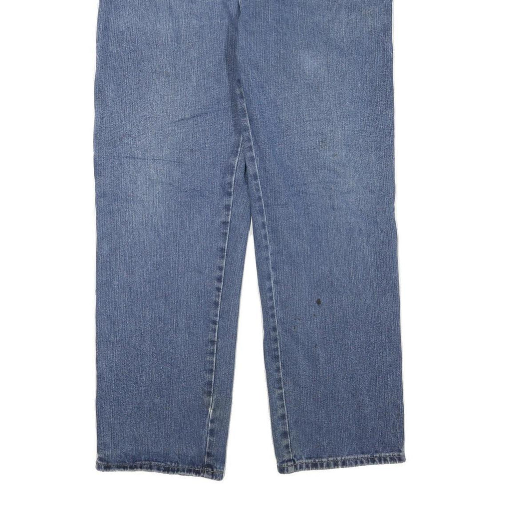 DICKIES Womens Jeans Blue Regular Straight Denim Medium W38 L32 Workwear Style