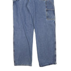 DICKIES Womens Jeans Blue Regular Straight Denim Medium W38 L32 Workwear Style