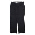 DICKIES Cargo Mens Trousers Black Regular Straight W34 L32