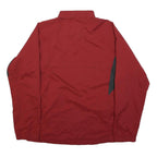 NIKE Mens Red & Grey Dbacks Jacket M Polyester Track Zip Sportswear