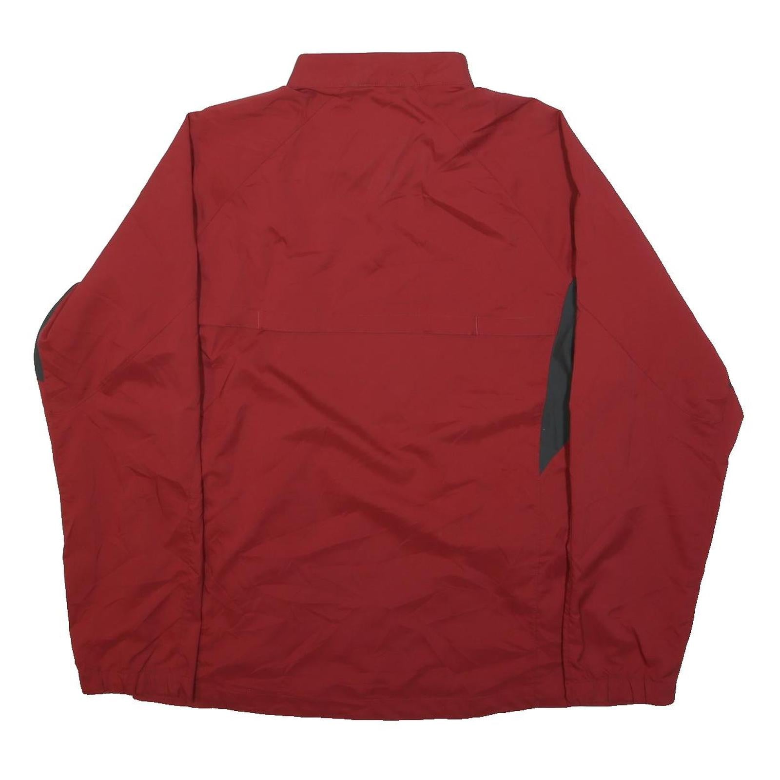 NIKE Mens Red & Grey Dbacks Jacket M Polyester Track Zip Sportswear