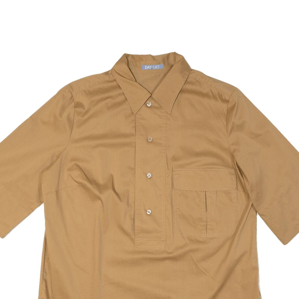 DAY LIKE Womens Plain Shirt Brown UK 16