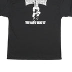 CANADA Mens Black Short Sleeve Plain XL Cotton Blend Polo Shirt Hockey Print