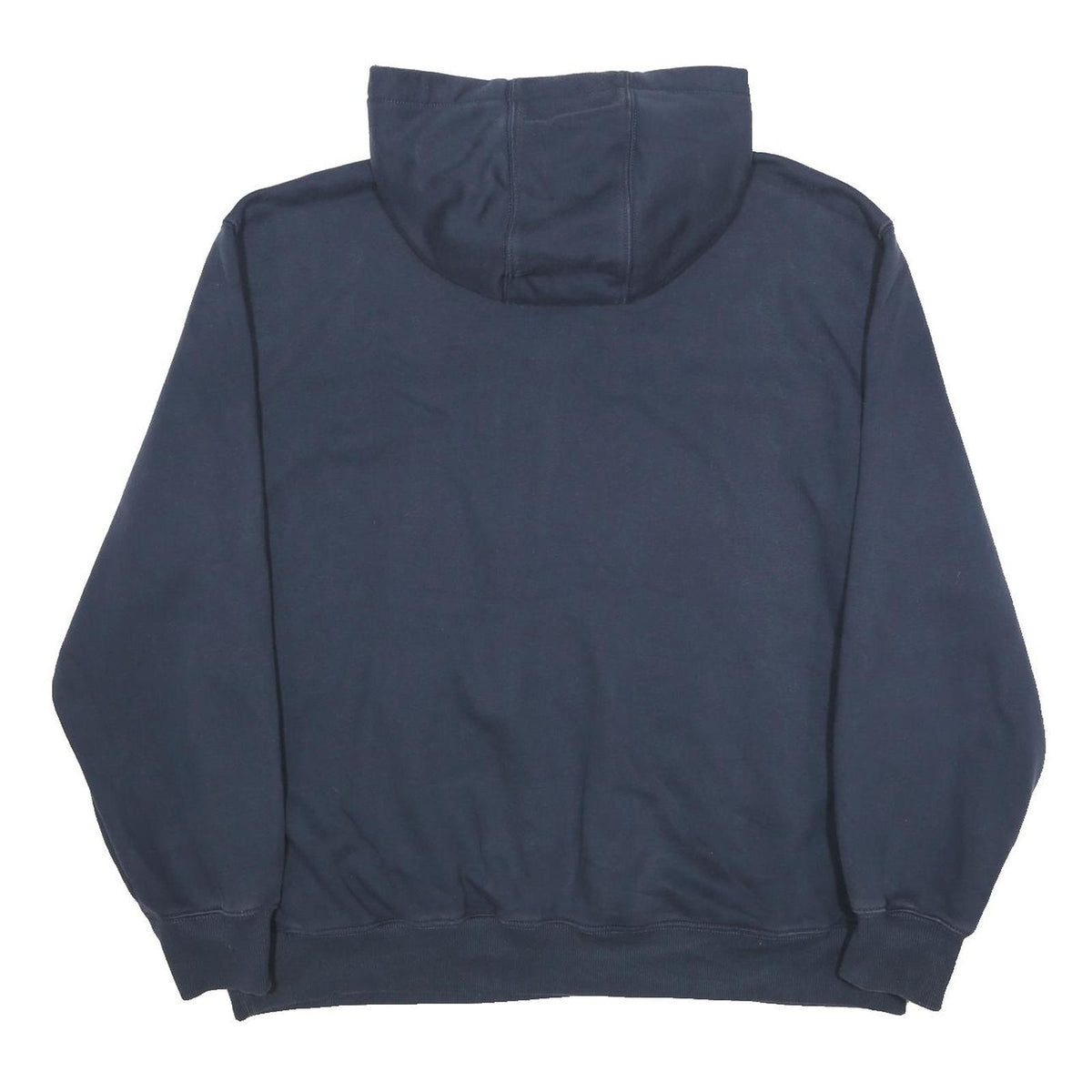 CARHARTT Mens Navy Blue ¼ Zip Hoodie 2XL Cotton Blend Casual Workwear