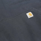 CARHARTT Mens Navy Blue ¼ Zip Hoodie 2XL Cotton Blend Casual Workwear