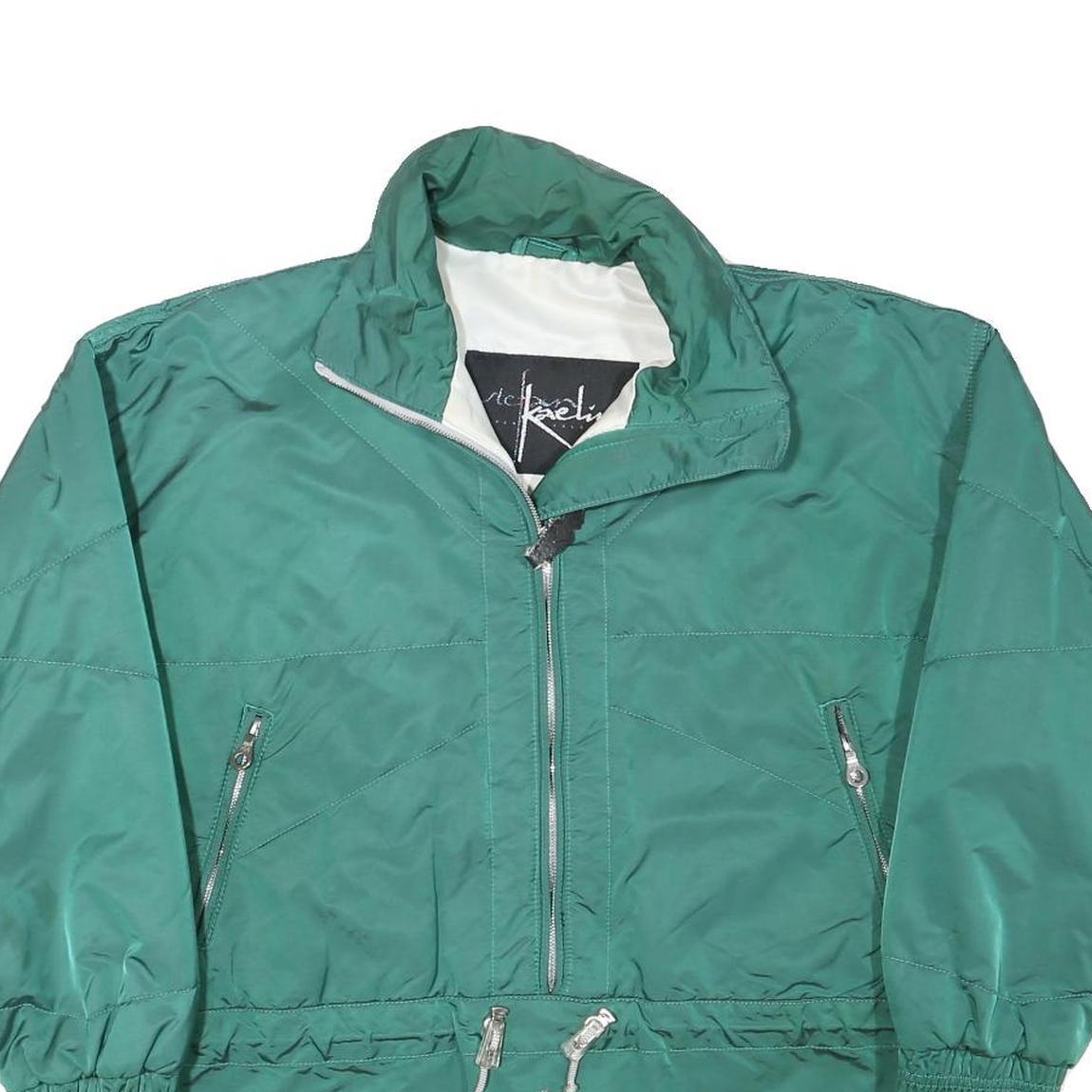 KAELIN Womens Green Jacket L Polyester Blend Zip Outdoor Casual Lightweight