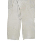 CARHARTT Mens Cotton Beige Regular Fit Straight Leg Trousers W36 L32 Durable