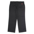 DICKIES 774 Workwear Womens Twill Trousers Black Classic Straight W34 L28