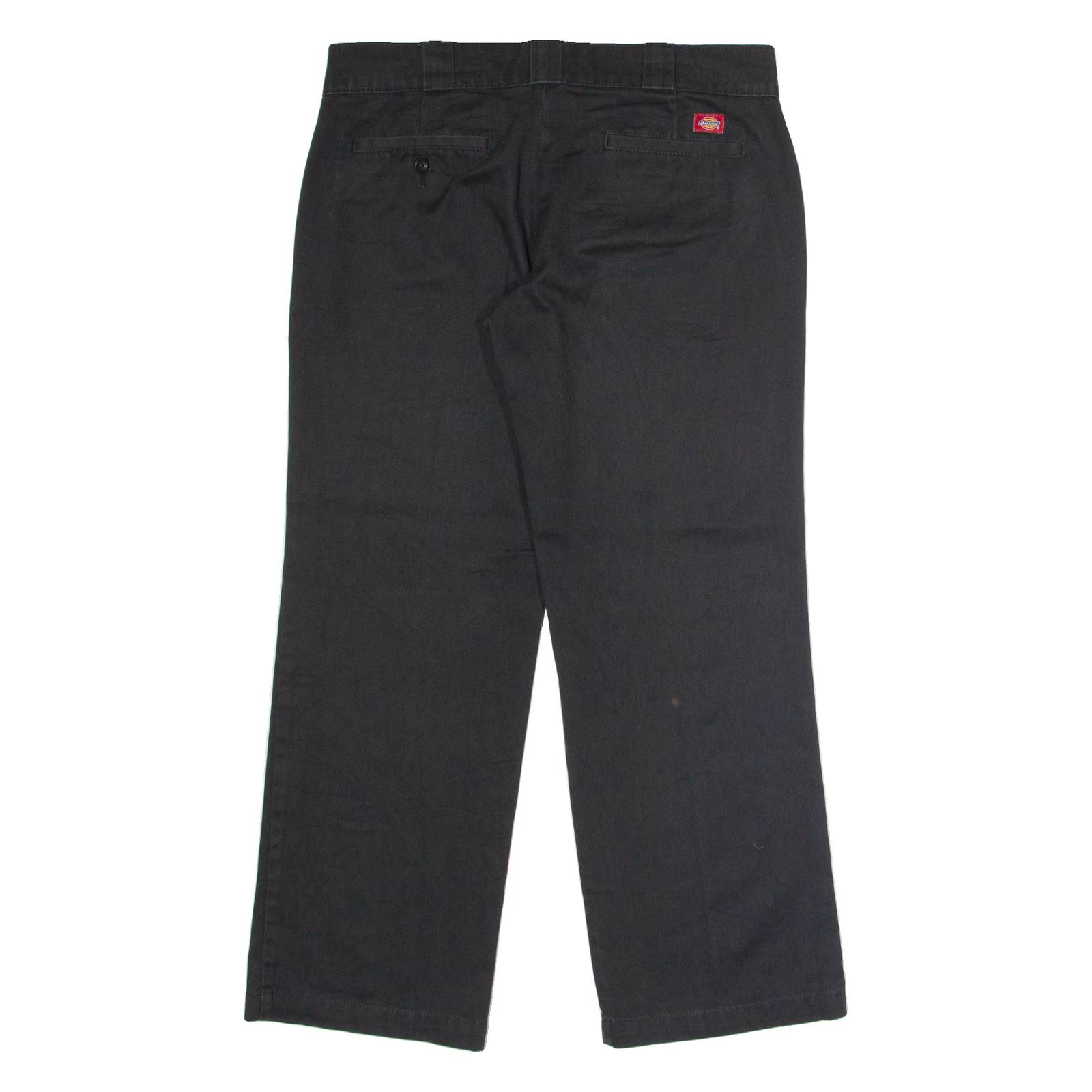 DICKIES 774 Workwear Womens Twill Trousers Black Classic Straight W34 L28