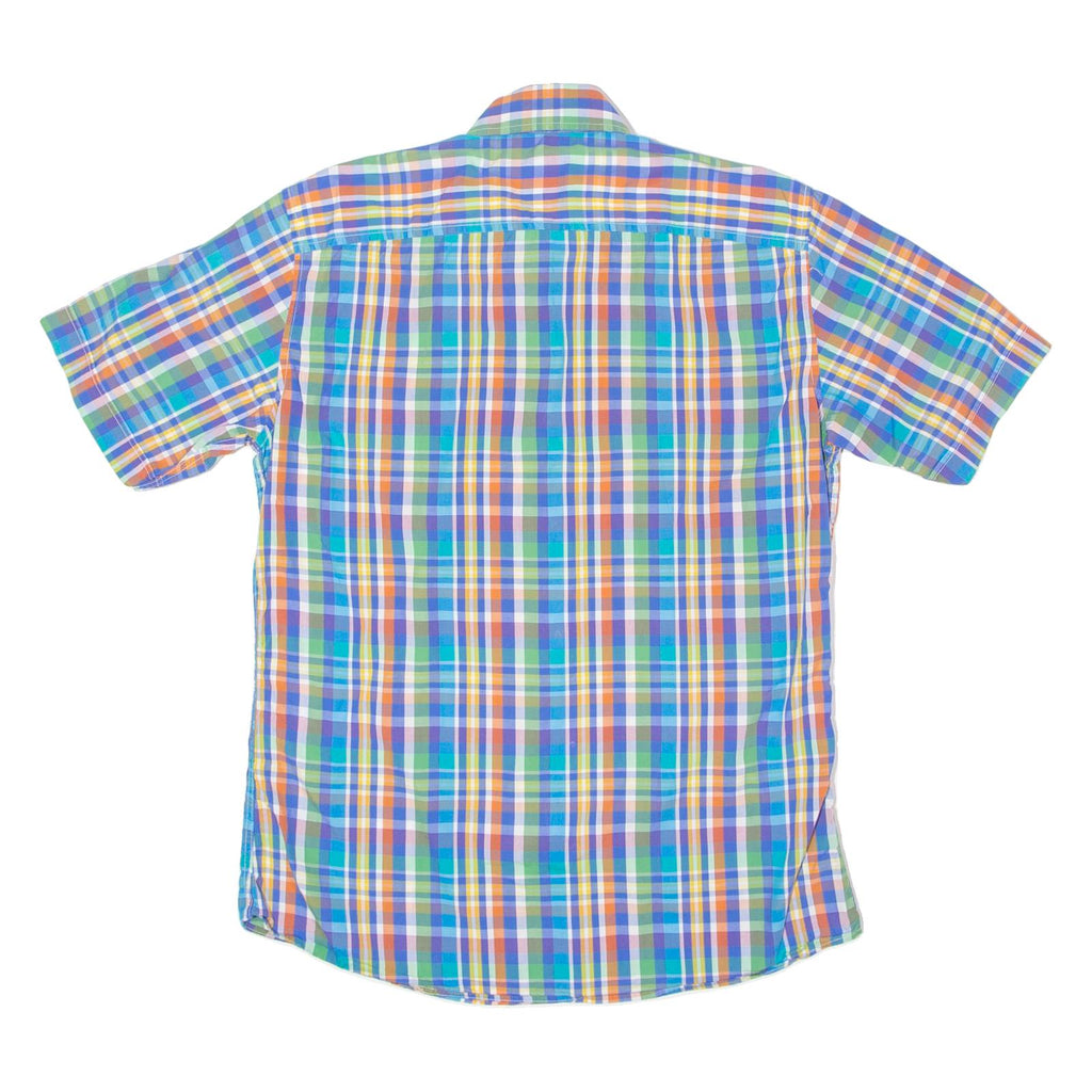 PIERRE CARDIN Mens Shirt Blue Plaid S