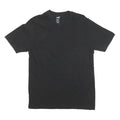 PUMA Mens Black Plain T-Shirt XL Short Sleeve Crew Neck Cotton Blend