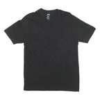 PUMA Mens Black Plain T-Shirt XL Short Sleeve Crew Neck Cotton Blend