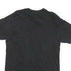 PUMA Mens Black Plain T-Shirt XL Short Sleeve Crew Neck Cotton Blend
