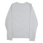 FILA Mens Grey Sweatshirt Crew Neck M Cotton Blend Pullover Logo Graphic