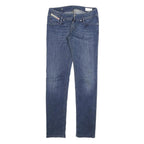 DIESEL Womens Jeans Blue Slim Skinny Denim Medium W28 L32 Stylish Zip Closure