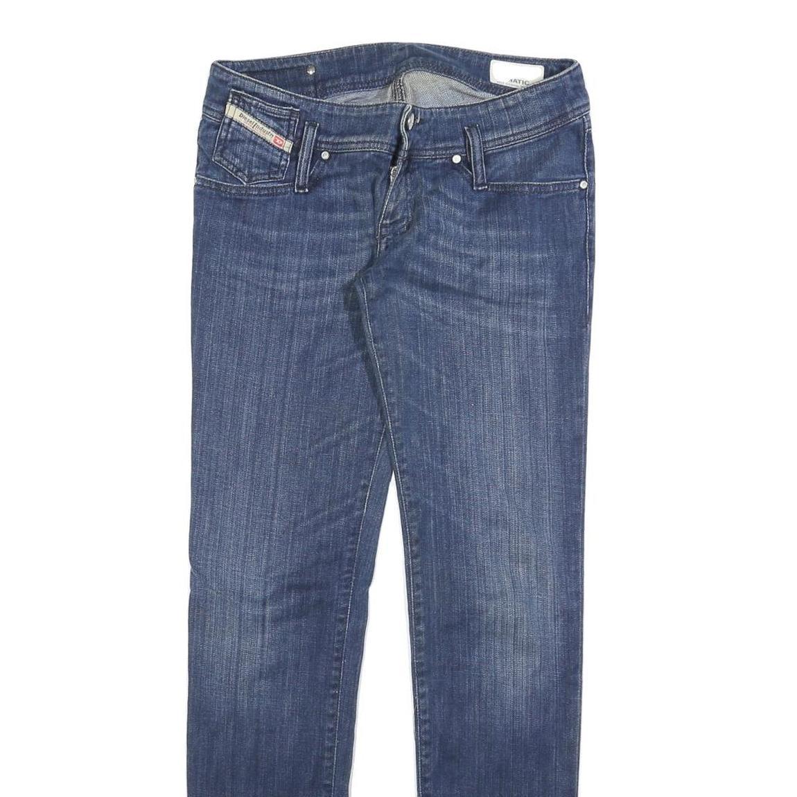 DIESEL Womens Jeans Blue Slim Skinny Denim Medium W28 L32 Stylish Zip Closure