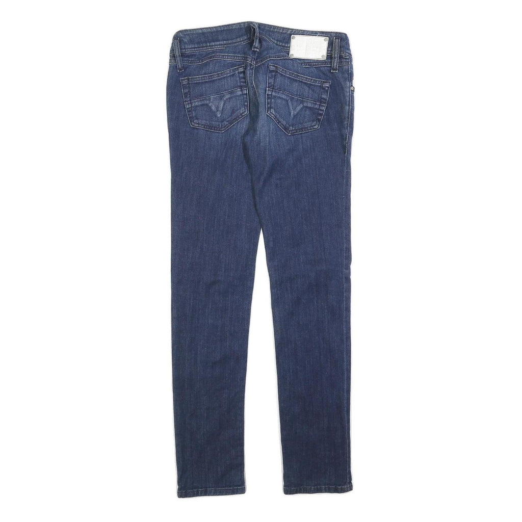 DIESEL Womens Jeans Blue Slim Skinny Denim Medium W28 L32 Stylish Zip Closure