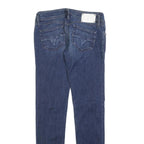 DIESEL Womens Jeans Blue Slim Skinny Denim Medium W28 L32 Stylish Zip Closure