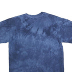 THE MOUNTAIN Mens Blue Graphic T-Shirt M Short Sleeve Crew Neck Cotton Blend