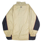 WILSON Mens Windbreaker Jacket Beige Nylon Colourblock S