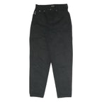 H.I.S Mens Cotton Blend Black Regular Fit Zip Trousers W30 L31 Classic Casual