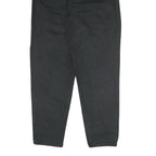 H.I.S Mens Cotton Blend Black Regular Fit Zip Trousers W30 L31 Classic Casual
