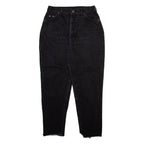 LEE Womens Jeans Grey Relaxed Tapered W28 L27
