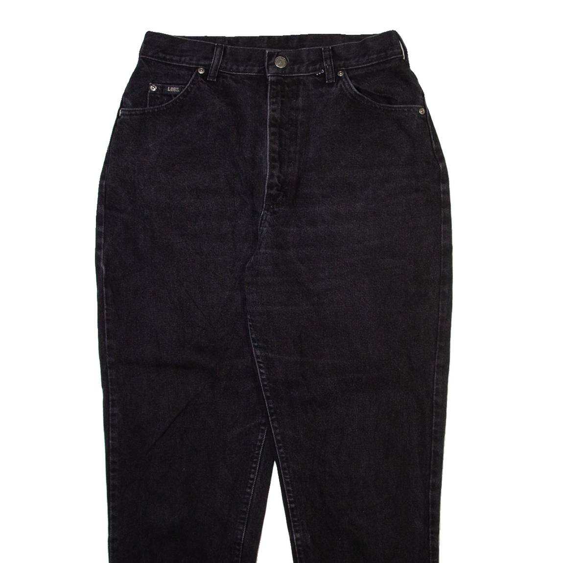 LEE Womens Jeans Grey Relaxed Tapered W28 L27