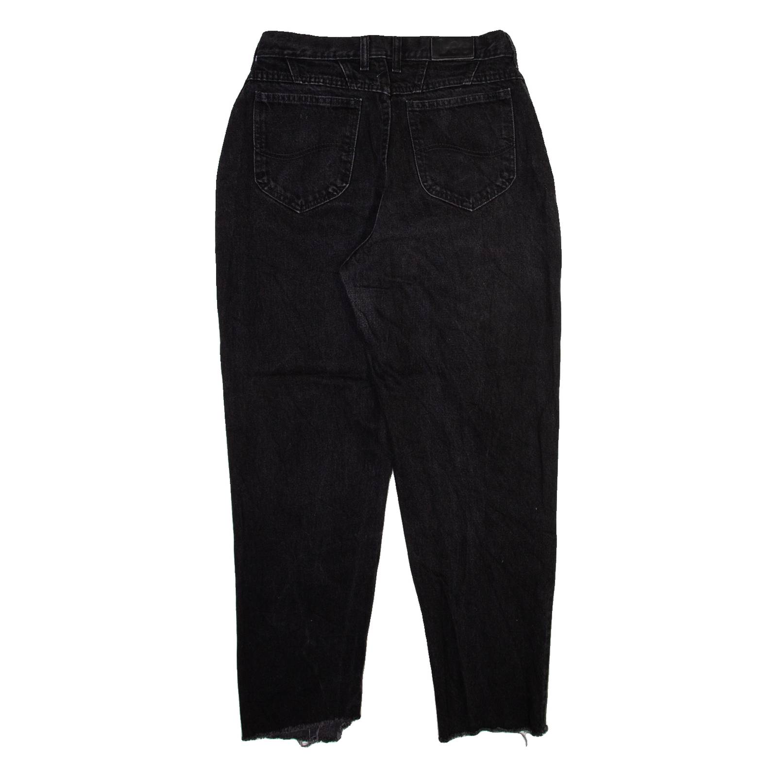 LEE Womens Jeans Grey Relaxed Tapered W28 L27