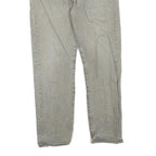 LEVI'S 501CT Womens Jeans Grey Regular Straight Denim Light W31 L27 Button