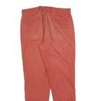 J.CREW Mens Cotton Slim Tapered Red Trousers W29 L30 Casual Smart