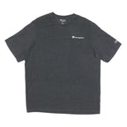 CHAMPION Mens Charcoal Grey Graphic T-Shirt XL Short Sleeve Crew Neck Logo