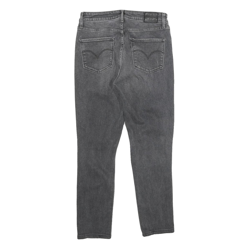 LEVI'S 721 High Rise Skinny Womens Jeans Grey Slim Skinny Denim Medium W29 L28